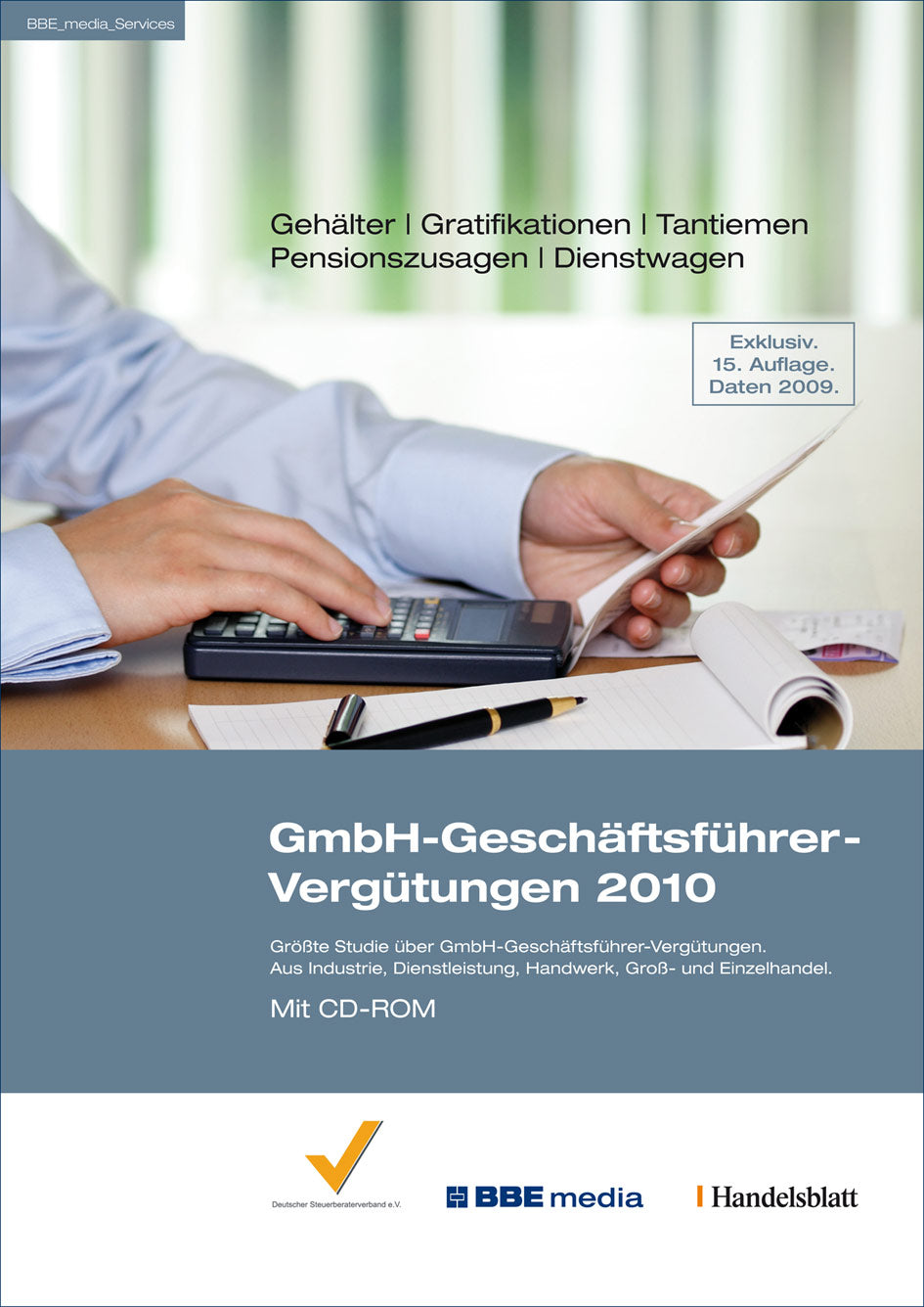 GmbH-Geschäftsführer-Vergütungen Jahrgang 2010
